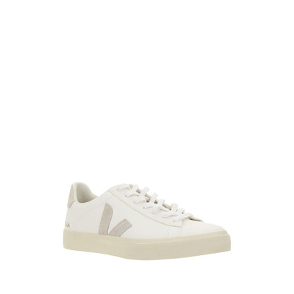 White Calf Leather Bos Taurus Low Top Sneakers