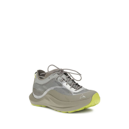 Gray Fabric Athletic Sneakers