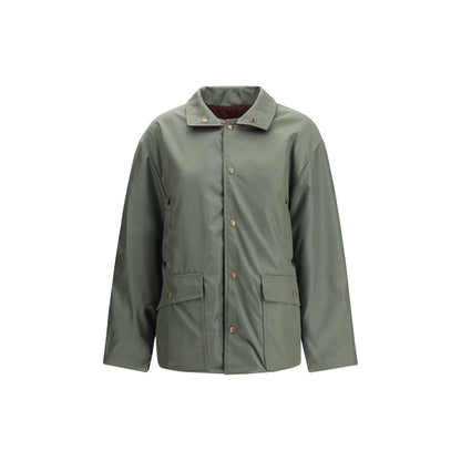 Green Wool Shell Jacket