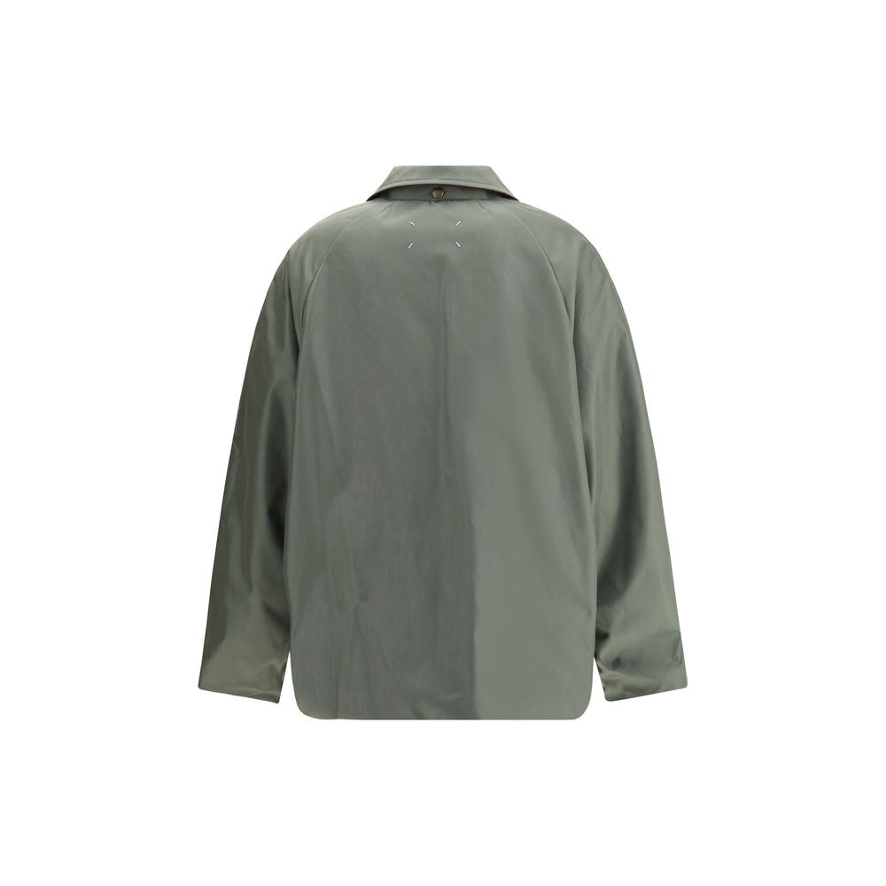 Green Wool Shell Jacket