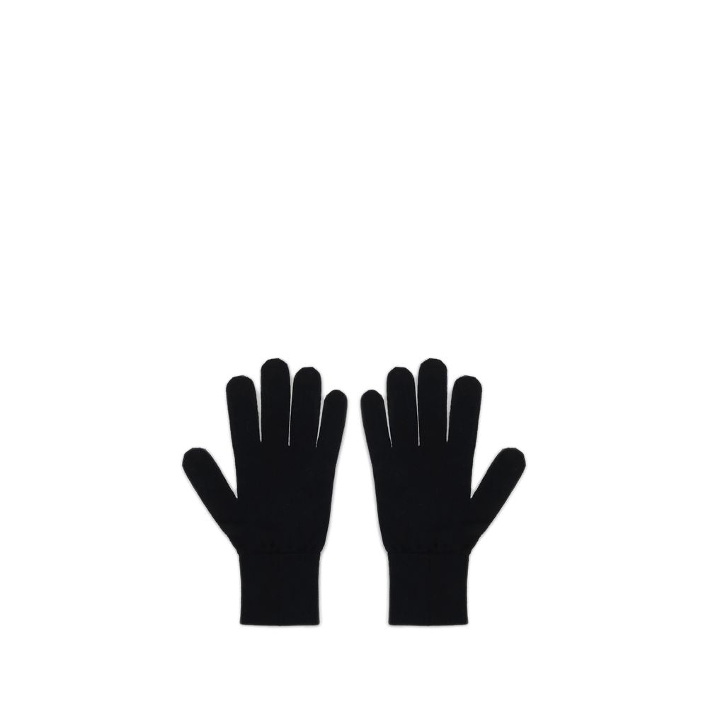 Black Wool Gloves