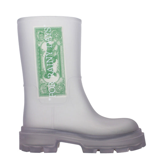 Transparent Pvc Ankle Boots