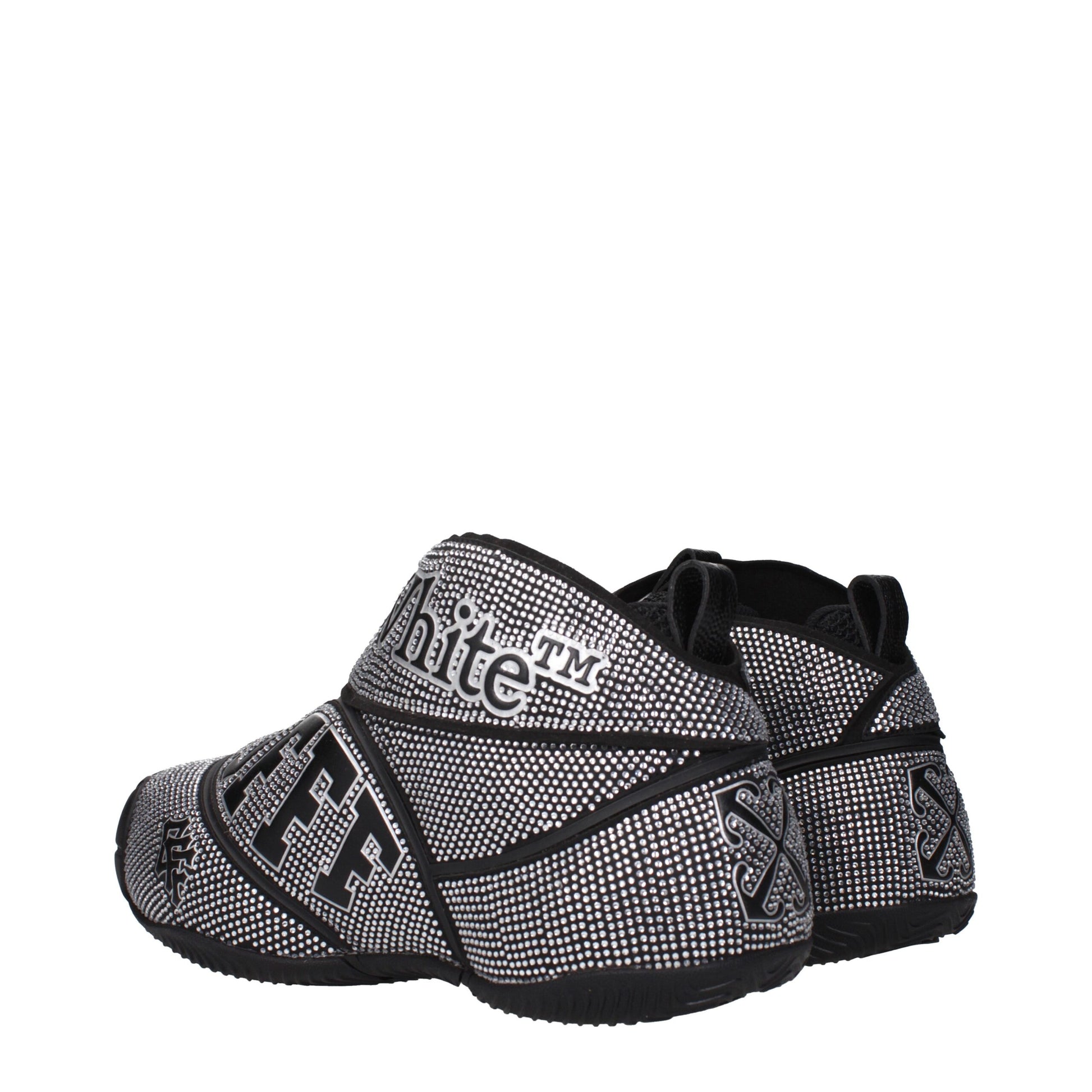 Black Cotton Sneakers