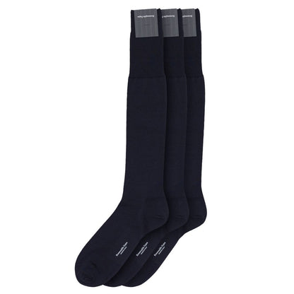 Navy Blue Wool Socks