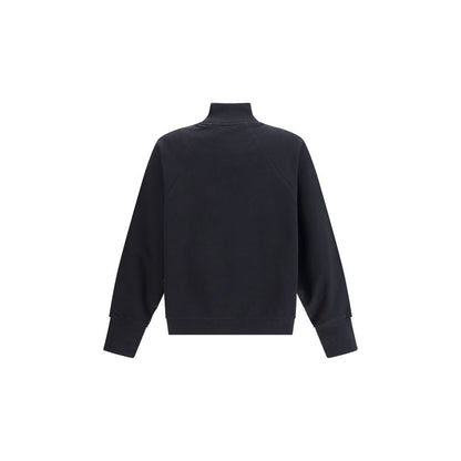 Black Cotton Sweatshirt