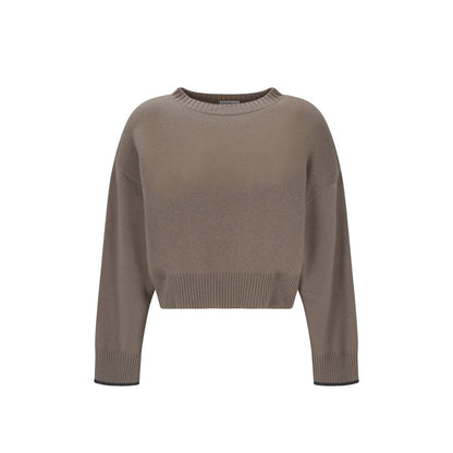 Beige Cashmere Cashmere Sweater