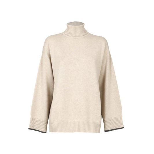 Beige Cashmere Cashmere Sweater