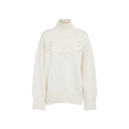 White Wool Sweater