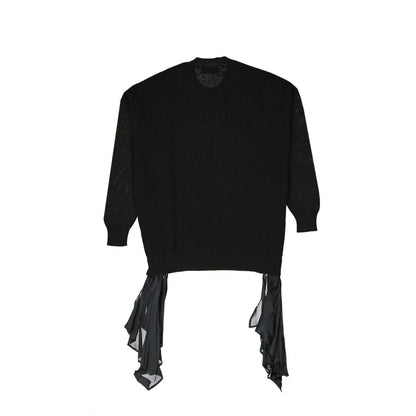 Black Cotton Sweatshirt