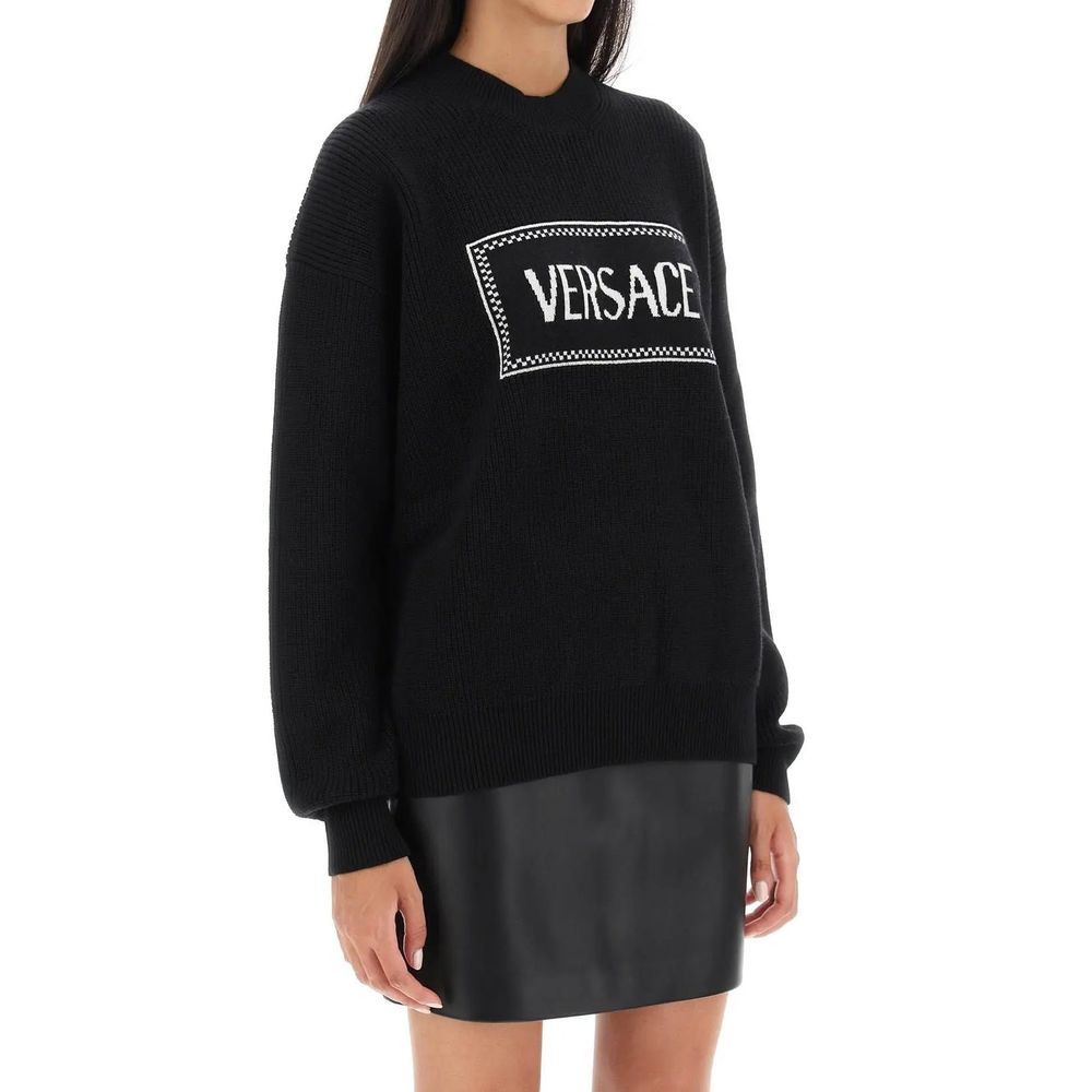 Black Wool Sweatshirt