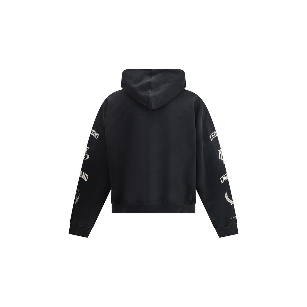 Black Cotton Sweatshirt