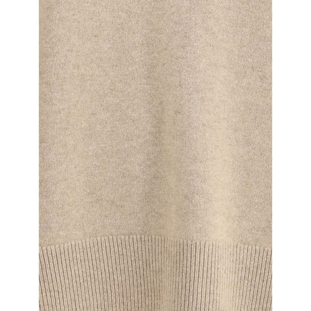 Beige Cashmere Cashmere Sweater