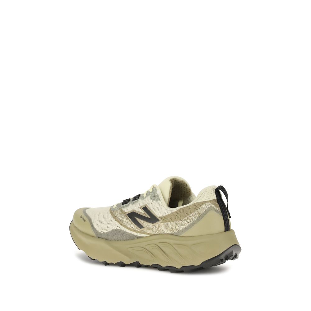 Beige Polyamide Athletic Sneakers