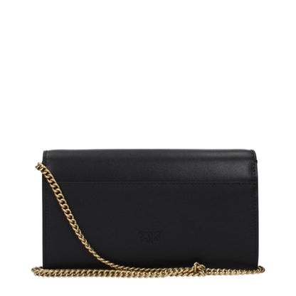 Black Leather Clutch Bag