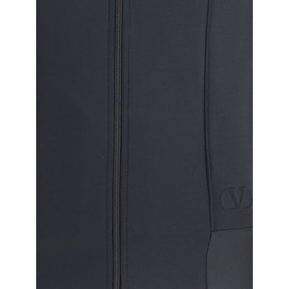 Black Polyester Sweatshirt