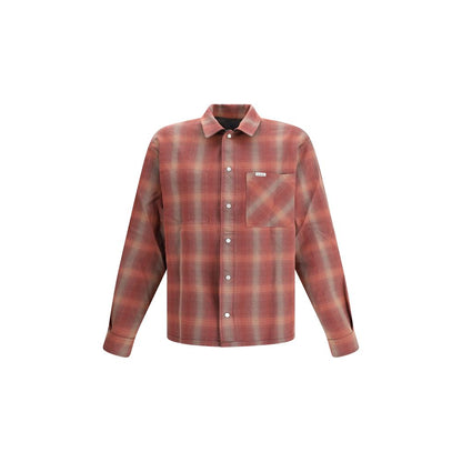 Brown Cotton Pattern Shirt