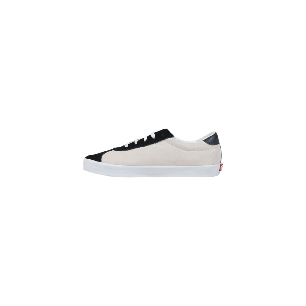Black And White Suede Leather Sneaker