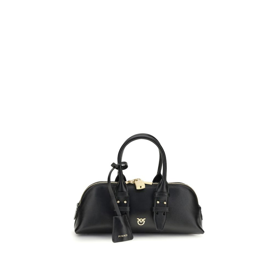 Black Calf Leather Bos Taurus Handbag