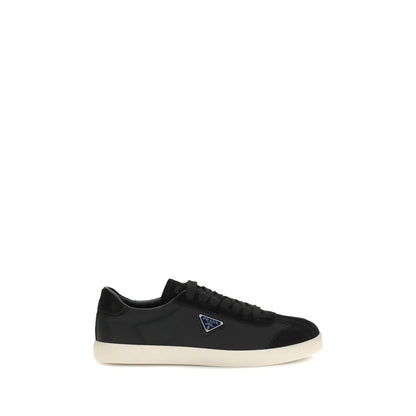 Black Polyamide Low Top Sneakers