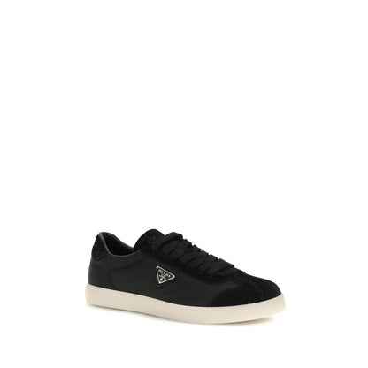 Black Polyamide Low Top Sneakers