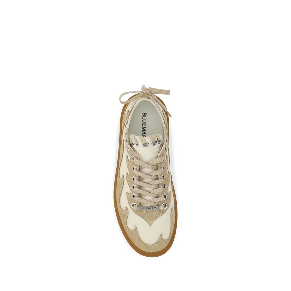 Brown Calf Leather Bos Taurus Low Top Sneakers