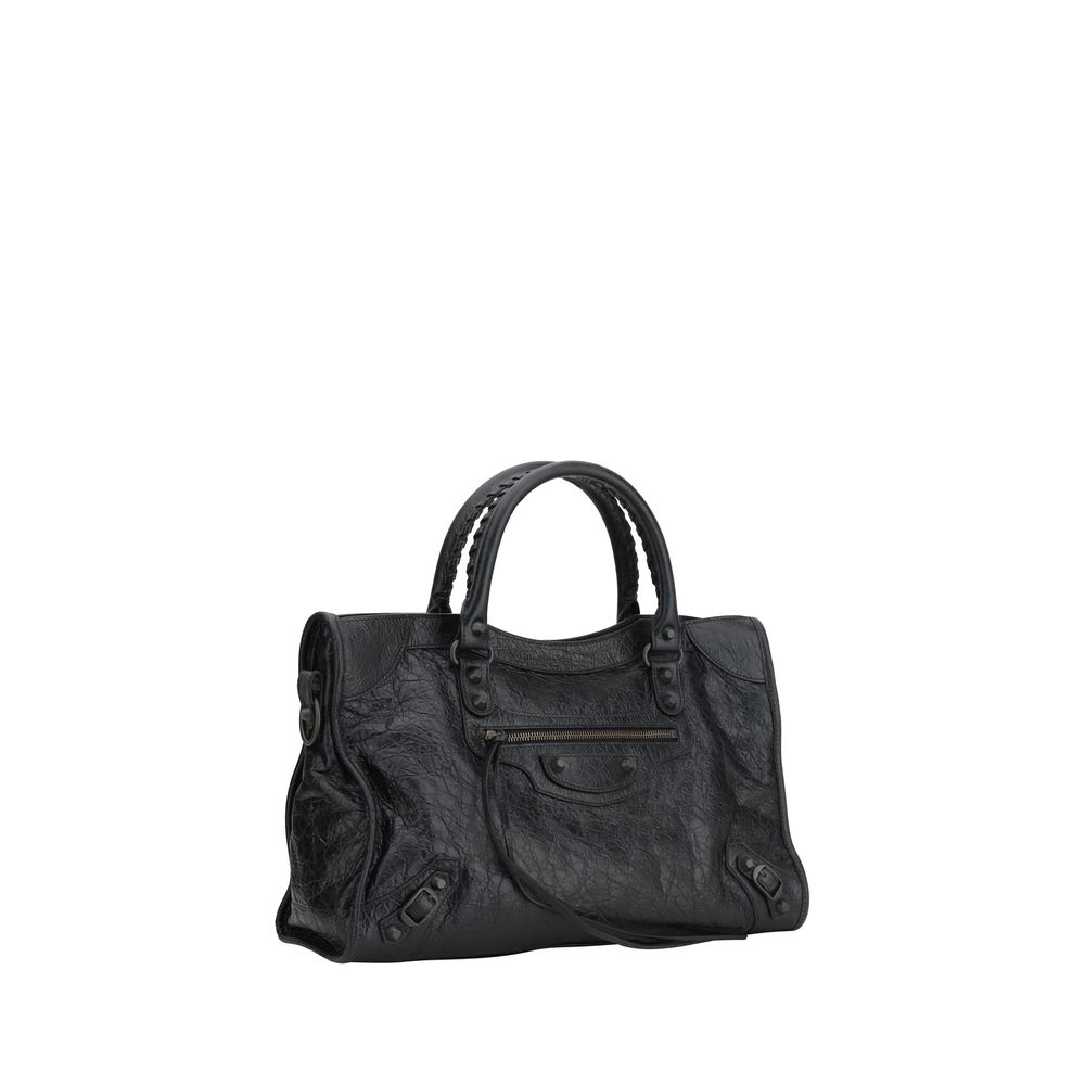 Black Calf Leather Bos Taurus Shoulder Bag