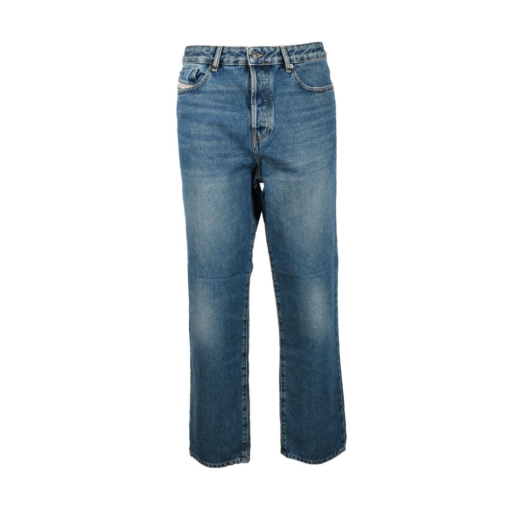 Blue Cotton Skinny Jeans