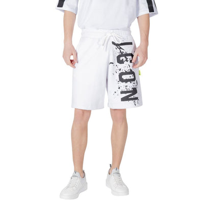 White Cotton Bermuda Shorts