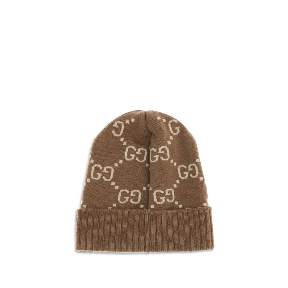 Brown Cashmere Beanie