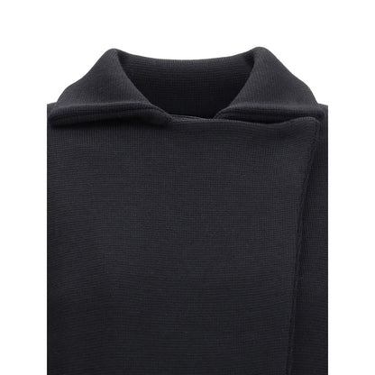 Black Merino Wool Coat