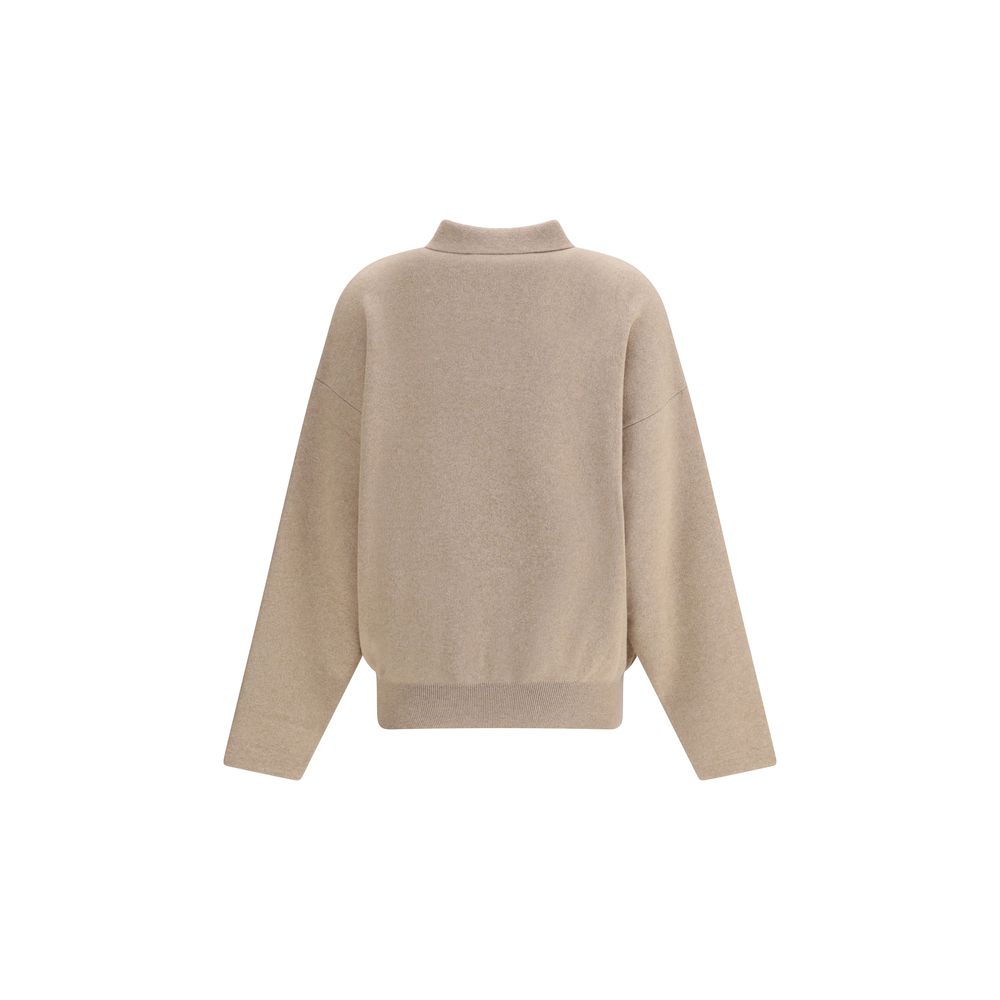 Beige Wool Sweatshirt