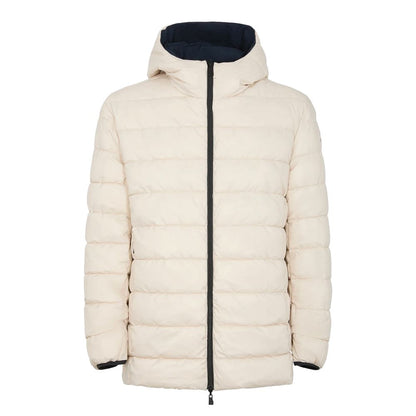 Orange Polyester Men's Reversible Jacket