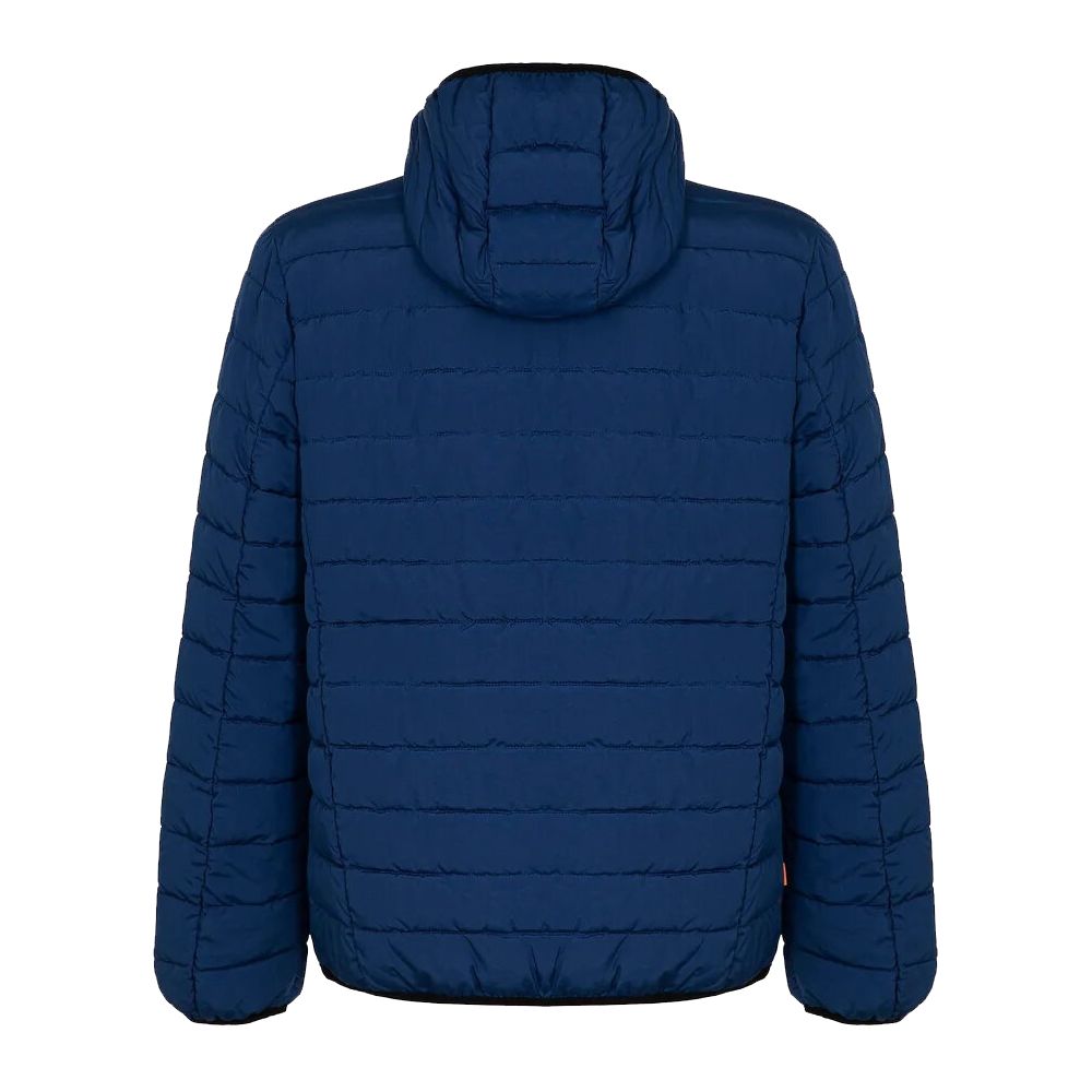 Blue Polyester Jackets & Coat