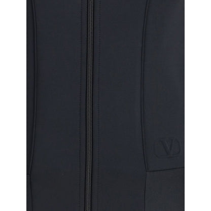 Black Polyester Sweatshirt