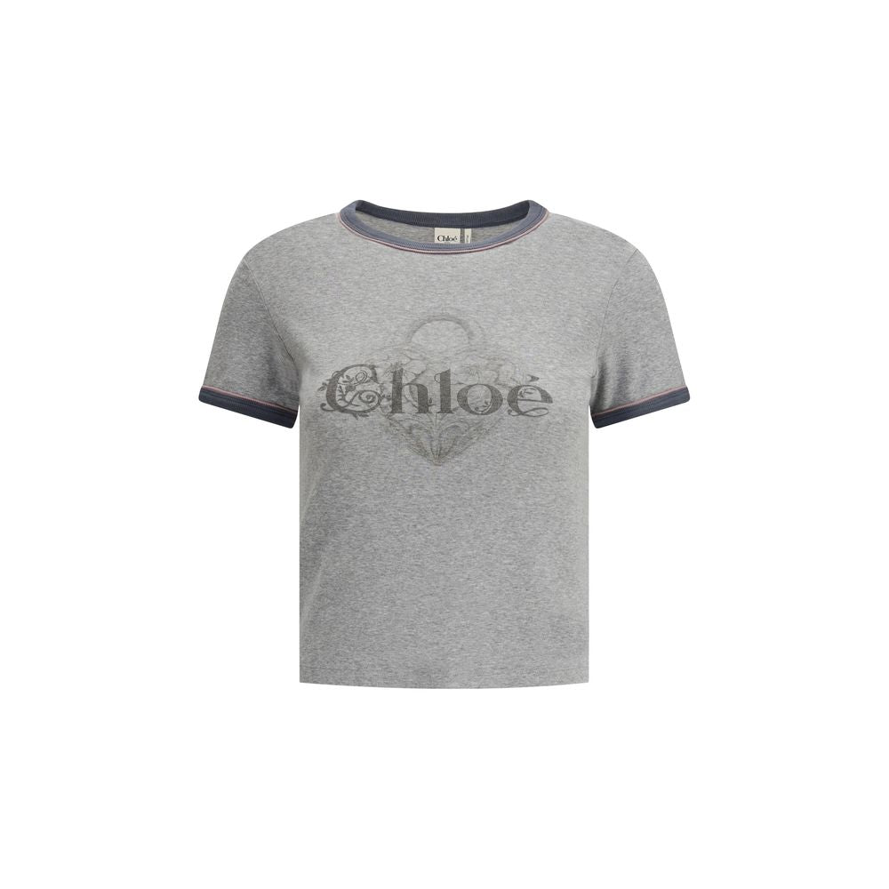 Gray Cotton T-Shirt