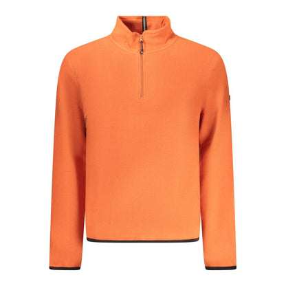 Arancione Polyester Men Sweatshirt
