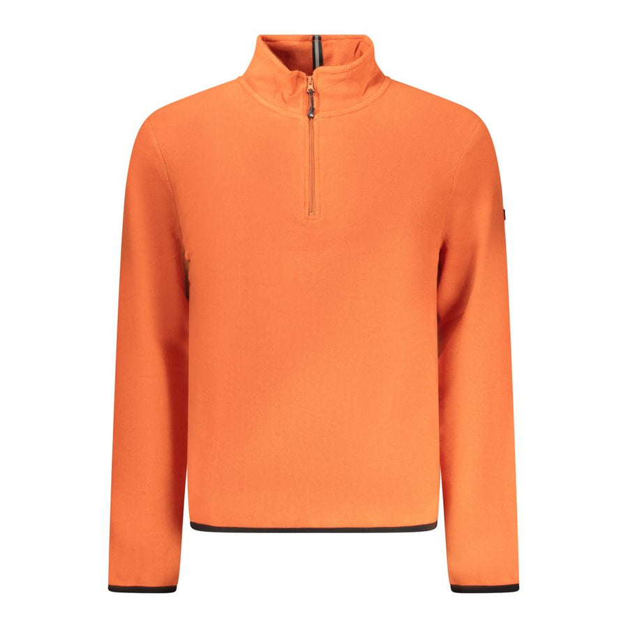 Arancione Polyester Men Sweatshirt