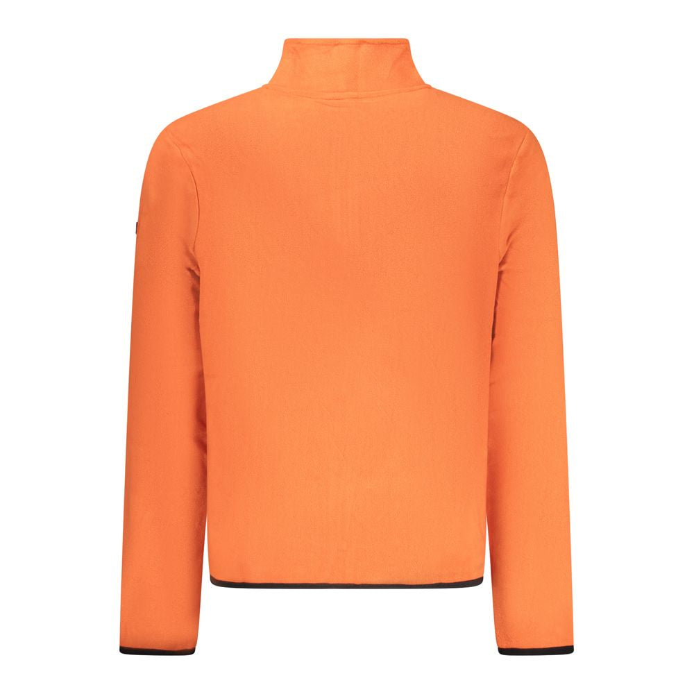 Arancione Polyester Men Sweatshirt