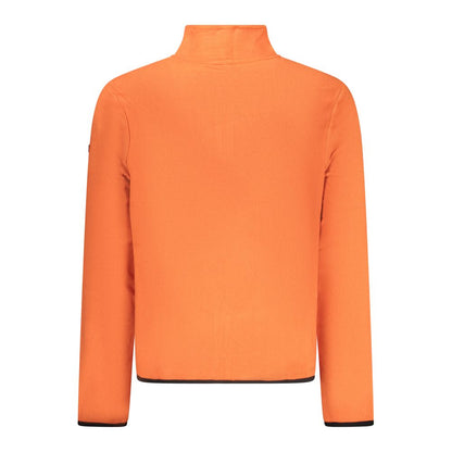 Arancione Polyester Men Sweatshirt