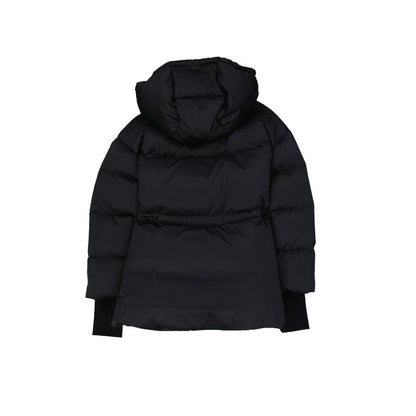 Black Polyamide Full-Length Jacket