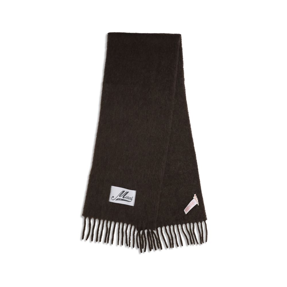 Brown Wool Scarf