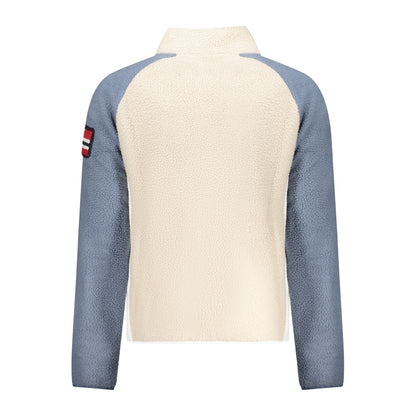 Beige Polyester Men Sweater
