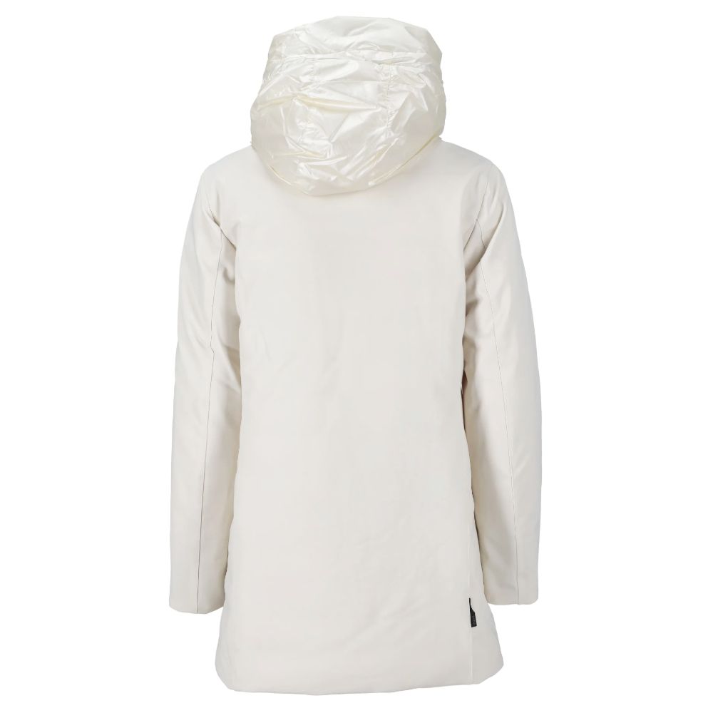 White Polyester Jackets & Coat
