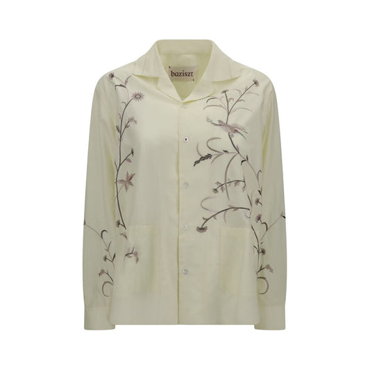 Bicolor Cotton Pattern Shirt