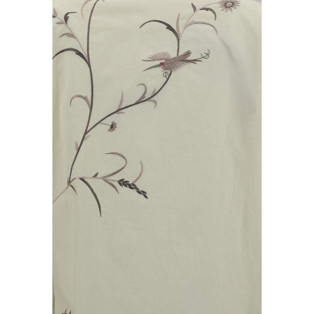 Bicolor Cotton Pattern Shirt