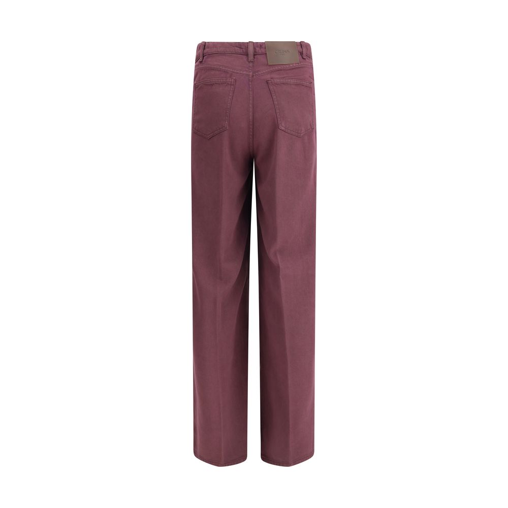 Multicolor Tencel Relaxed Fit Jeans