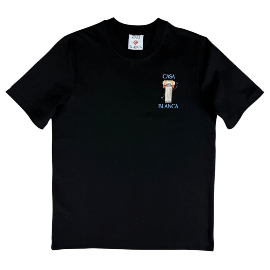 Black Cotton T-Shirt