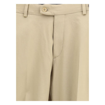 Bicolor Cotton Chino Pants