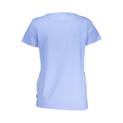 Azzurro Cotton Women T-Shirt