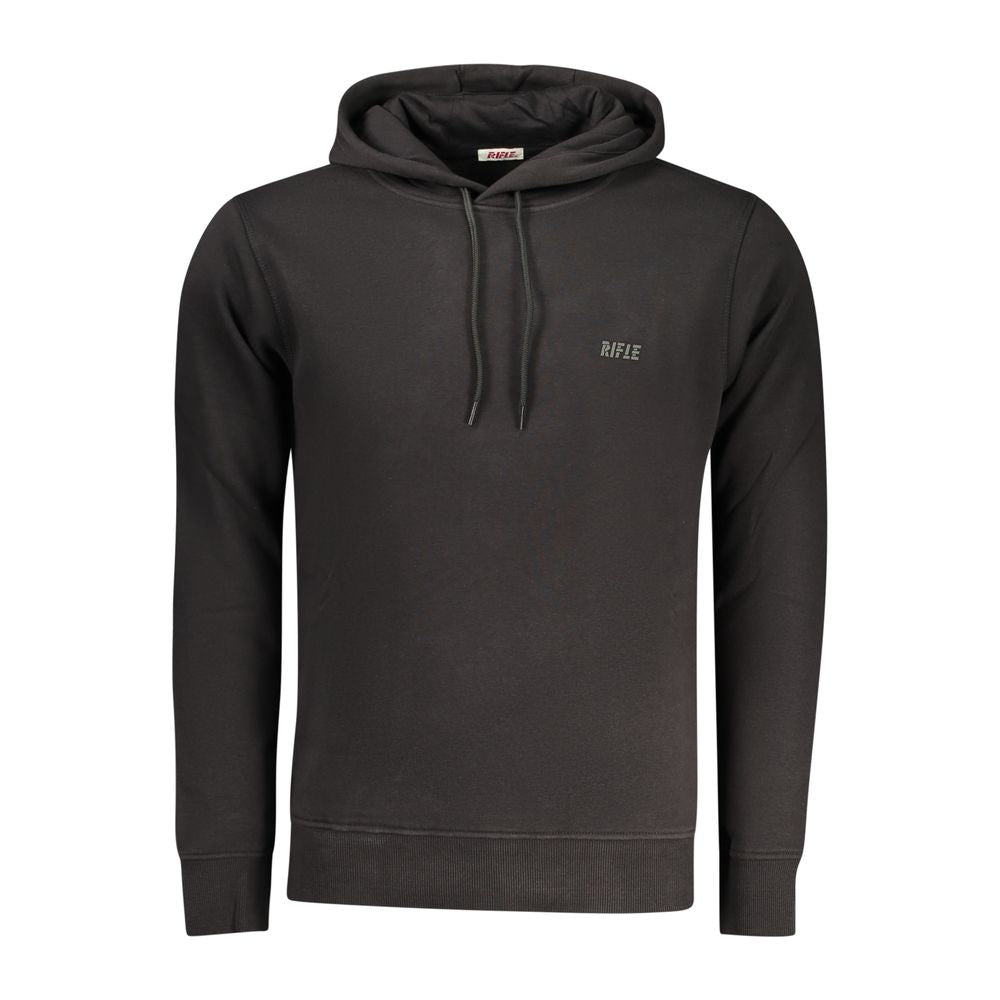 Black Cotton Sweatshirt
